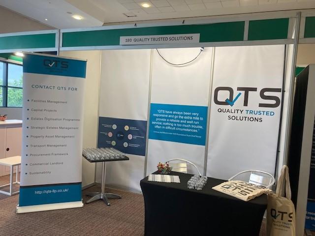 QTS booth at event 2